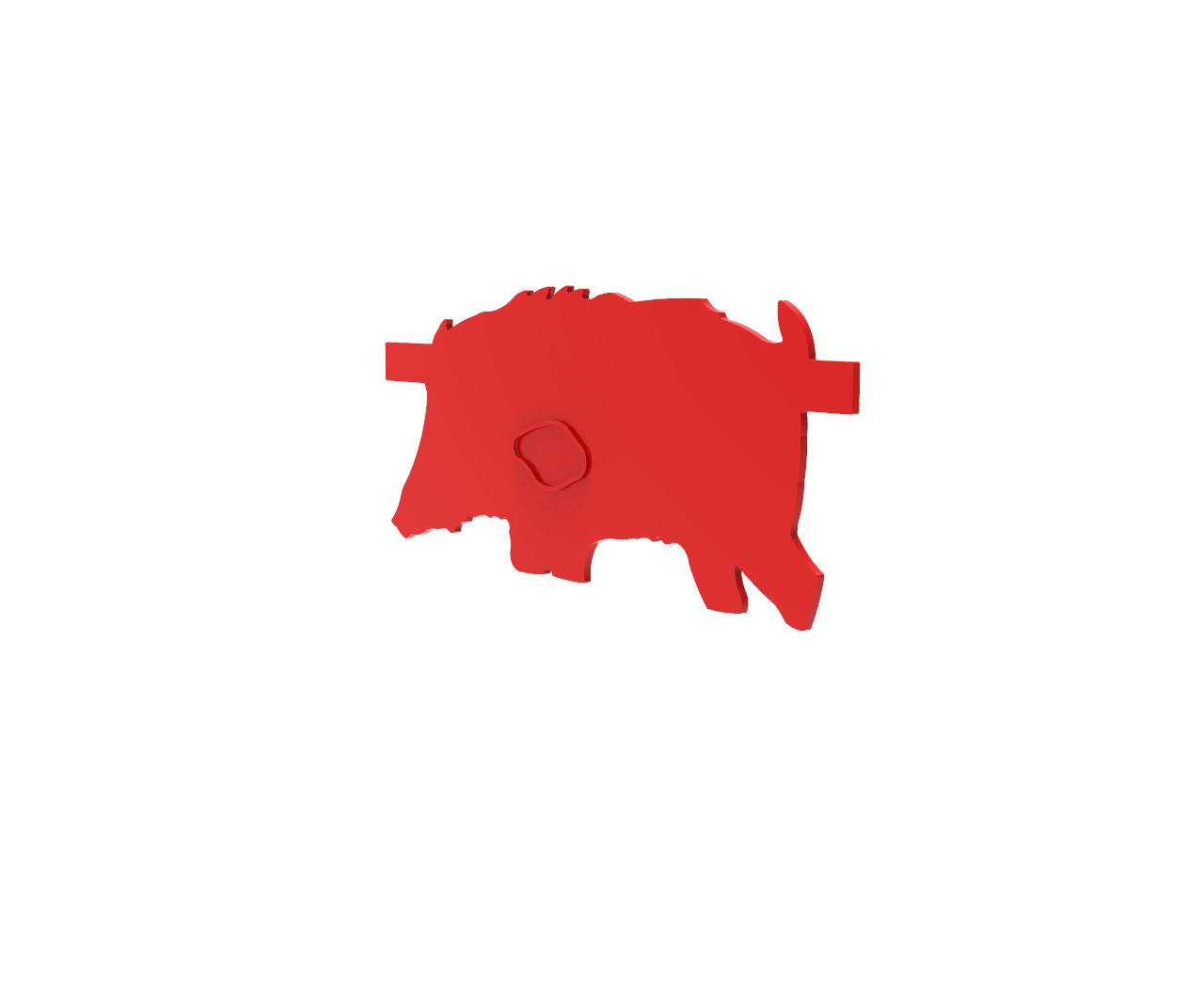 PolyStrike Boar Charger Silhouette