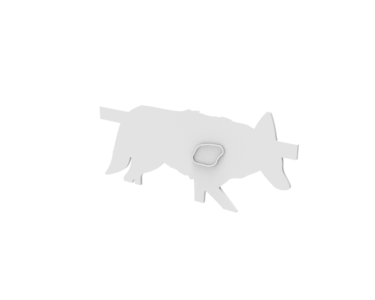 PolyStrike Coyote Silhouette