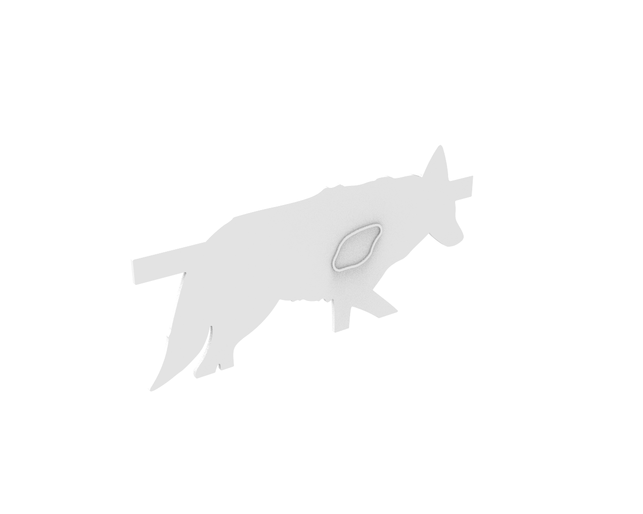 PolyStrike Coyote Silhouette