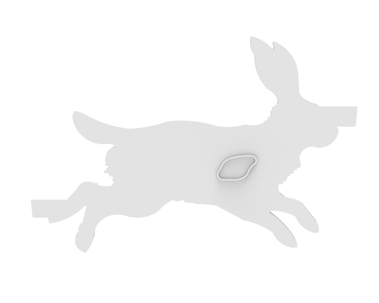 PolyStrike Rabbit Silhouette