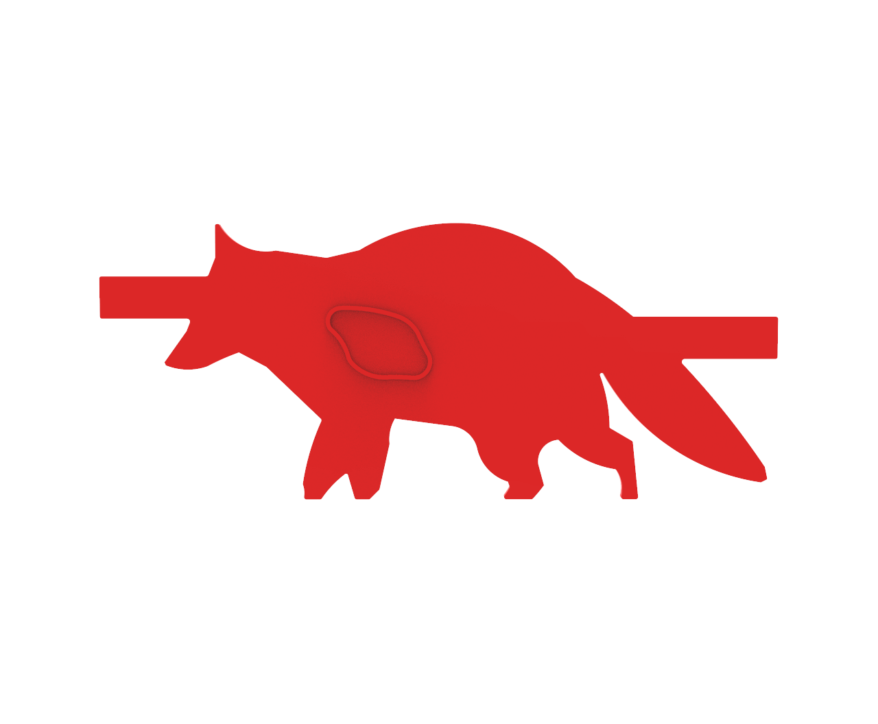 PolyStrike Racoon Silhouette