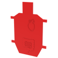 PolyStrike Silhouette Vitals Target